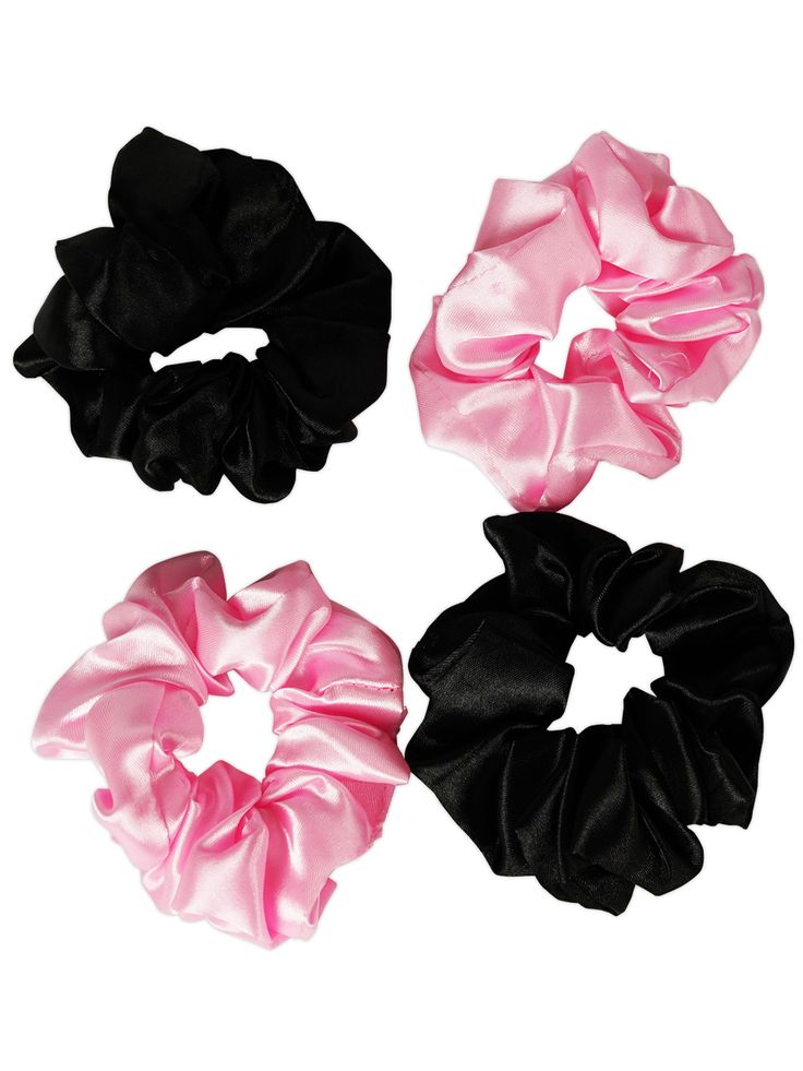 Silk Satin Scrunchies ( Duo Set )