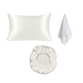 Dal3ni Silk Satin Set ( Bonnet+ Pillowcase+ Cotton Towel)