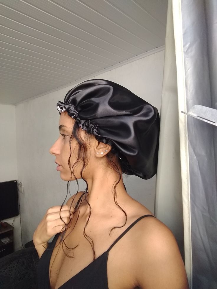 Silk Satin Bonnet ( Double Face)