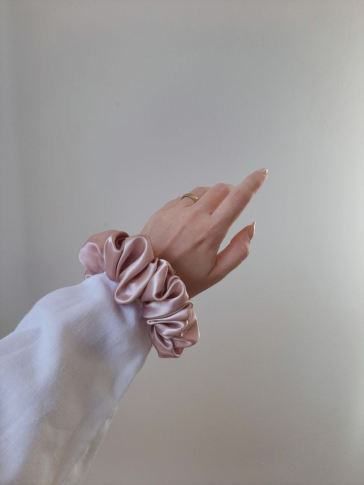 Silk Satin Scrunchies ( Duo Set )